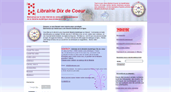 Desktop Screenshot of dixdecoeur.com